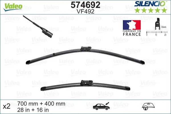 Balai d'essuie-glace VALEO 574692 