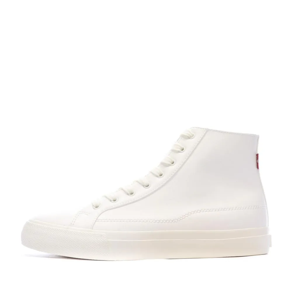 Baskets Blanche Homme Levi's Decon Mid