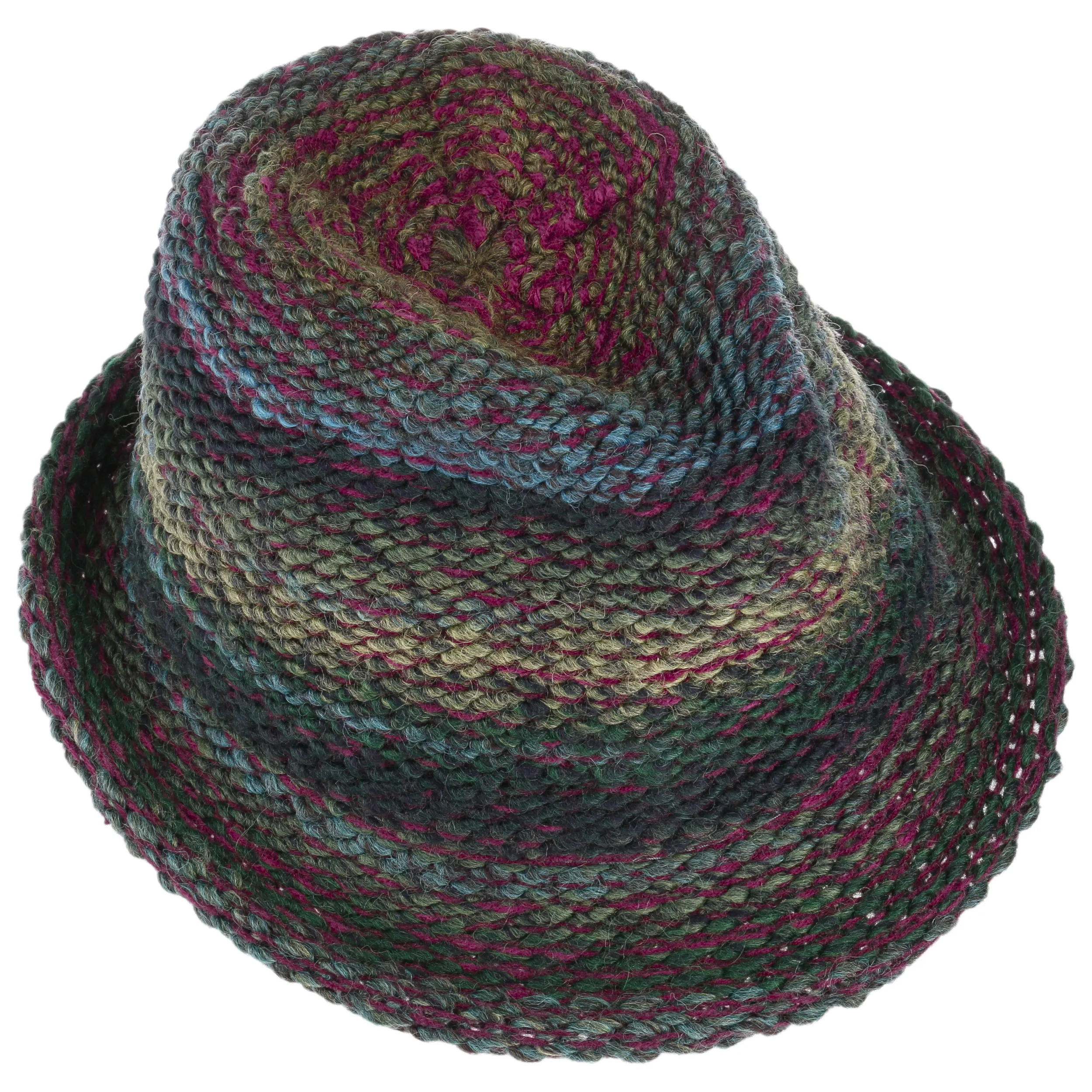 Chapeau en Tricot Multicolour Trilby by bedacht --> Chapeaux, casquettes & bonnets en ligne ▷ Chapeaushop