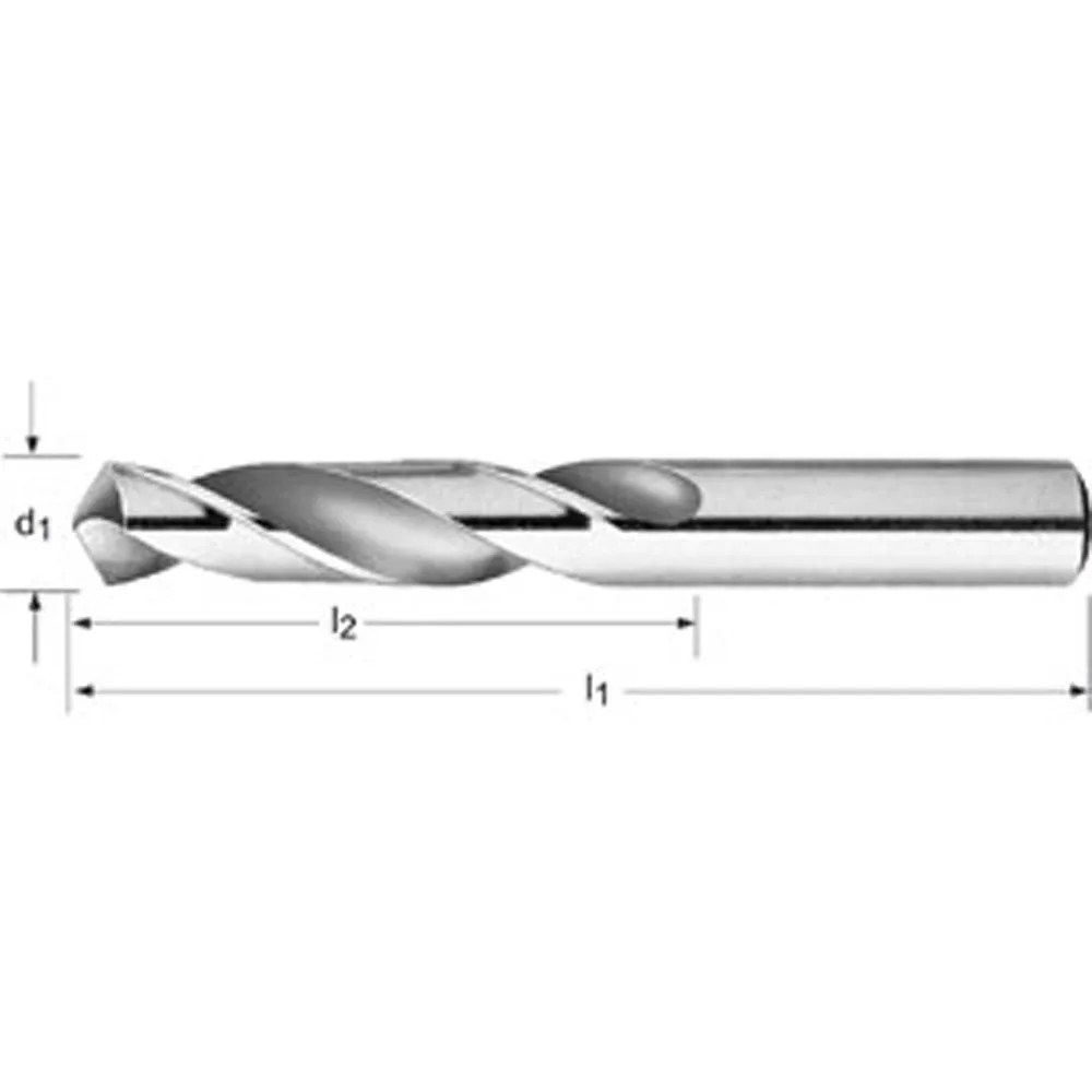 Dormer R4033/64 Foret à métal court 33/64" x 2-3/8" x 3-7/8" acier haute vitesse
