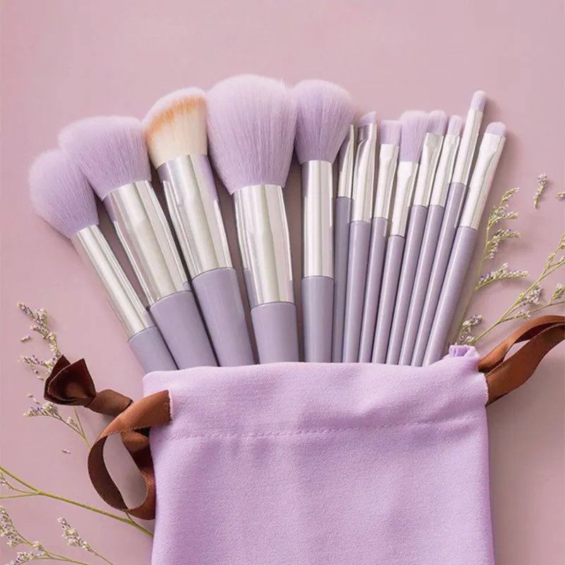 Ensemble de pinceaux de maquillage, correcteur, fard à joues, poudre, ombre à barrage, surligneur, fond de teint, outils de beau