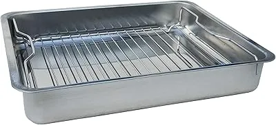 Ikea koncis ofenform avec rost, edelstahl, argent, 40 x 32 x 7 cm 