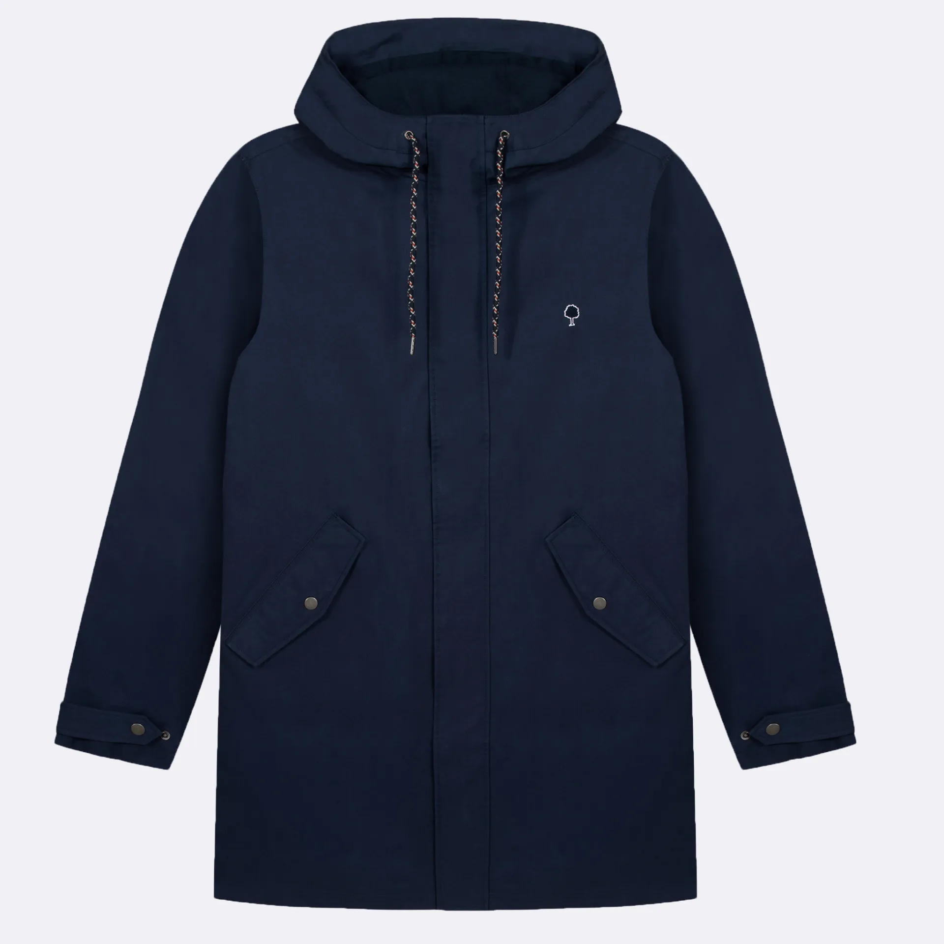 Imperméable bleu marine coton et polyamide recyclé - modèle Gresigne - FAGUO