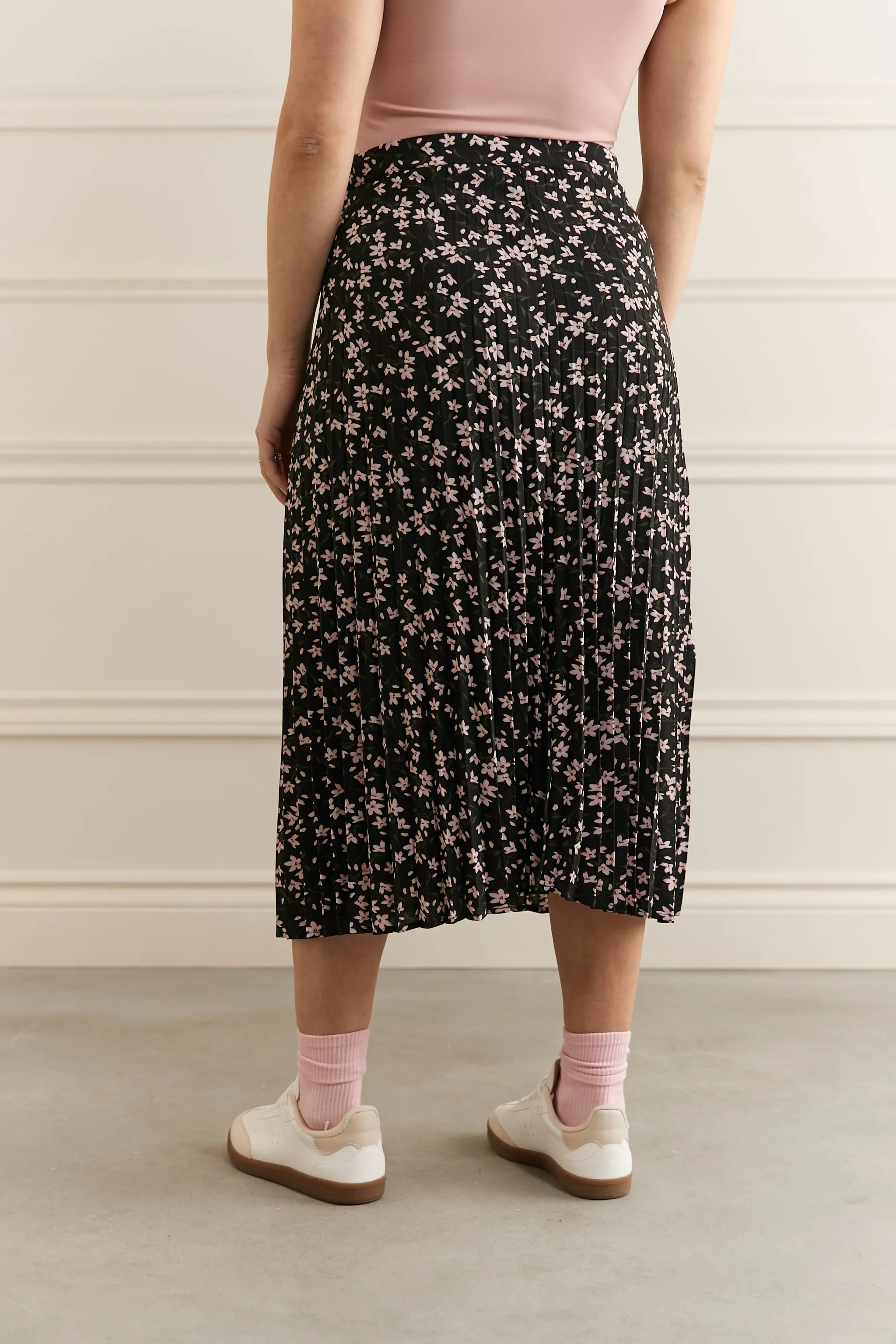 Jupe midi à plis - 6035 (Seconde Main)
