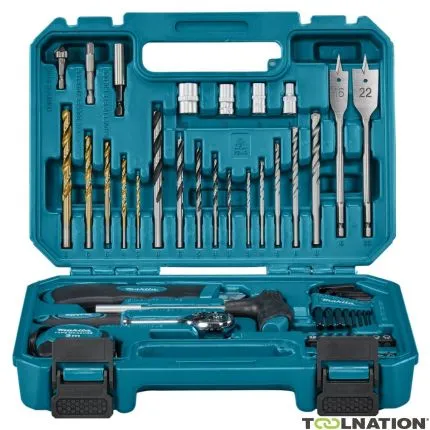 Makita Accessoires E-15095 Set d'outils à main 60 pièces