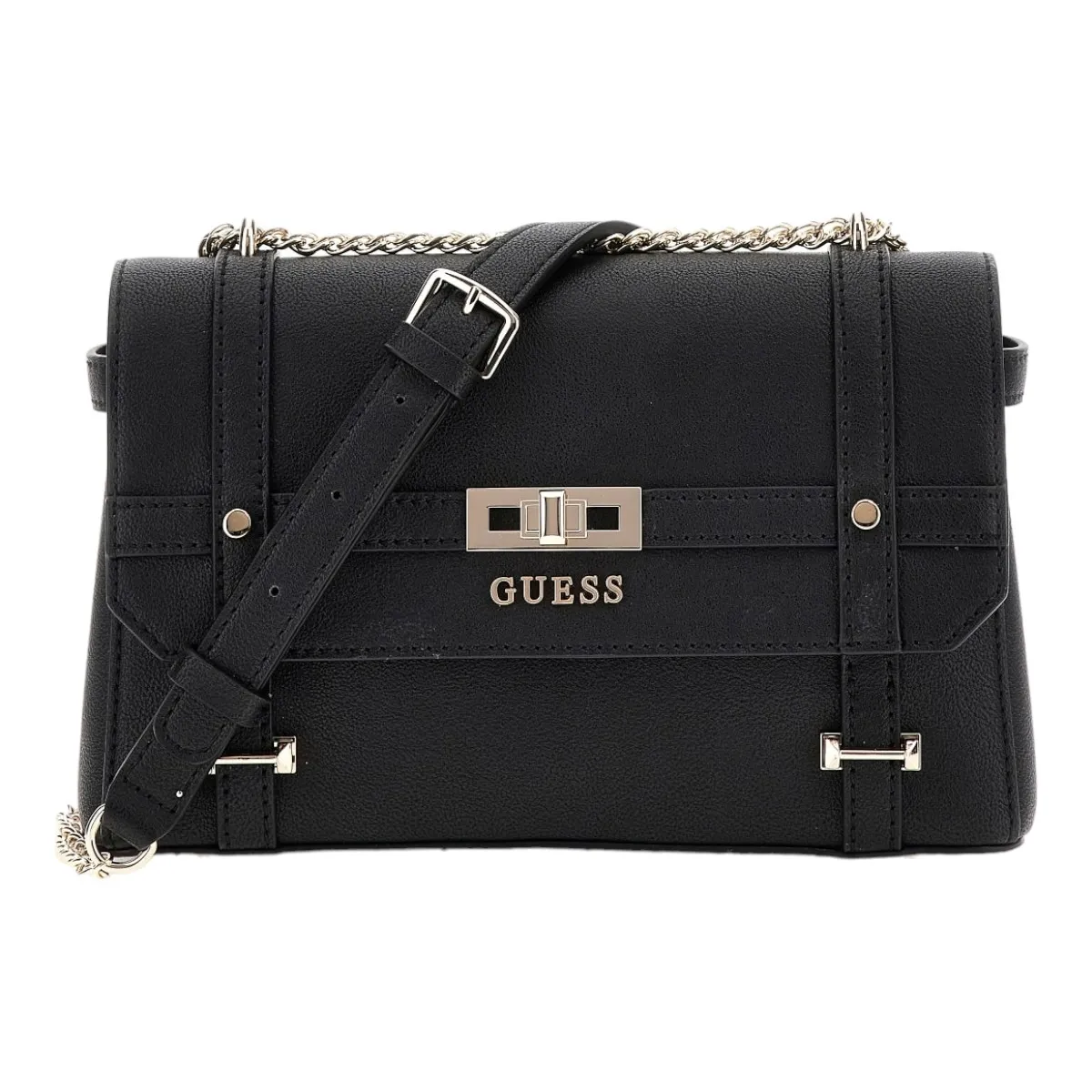 Sac a main  Guess emilee luxury satche noir