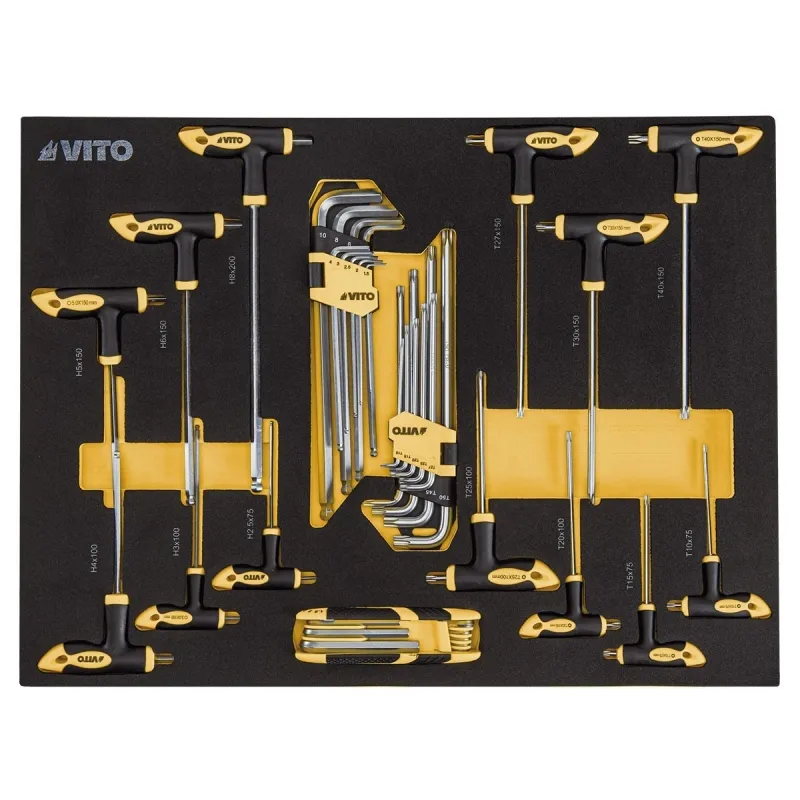 Servante d'atelier 7 tiroirs 221pièces Porte latérale 4 Roues Chariot à outils VITO