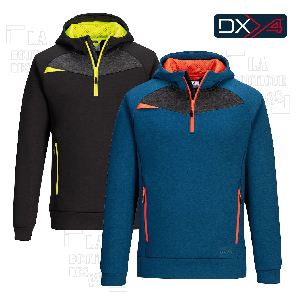 Sweat à capuche avec zip 1/4 DX4 PORTWEST