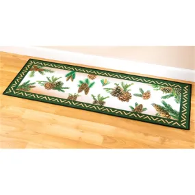 Tapis pommes de pin