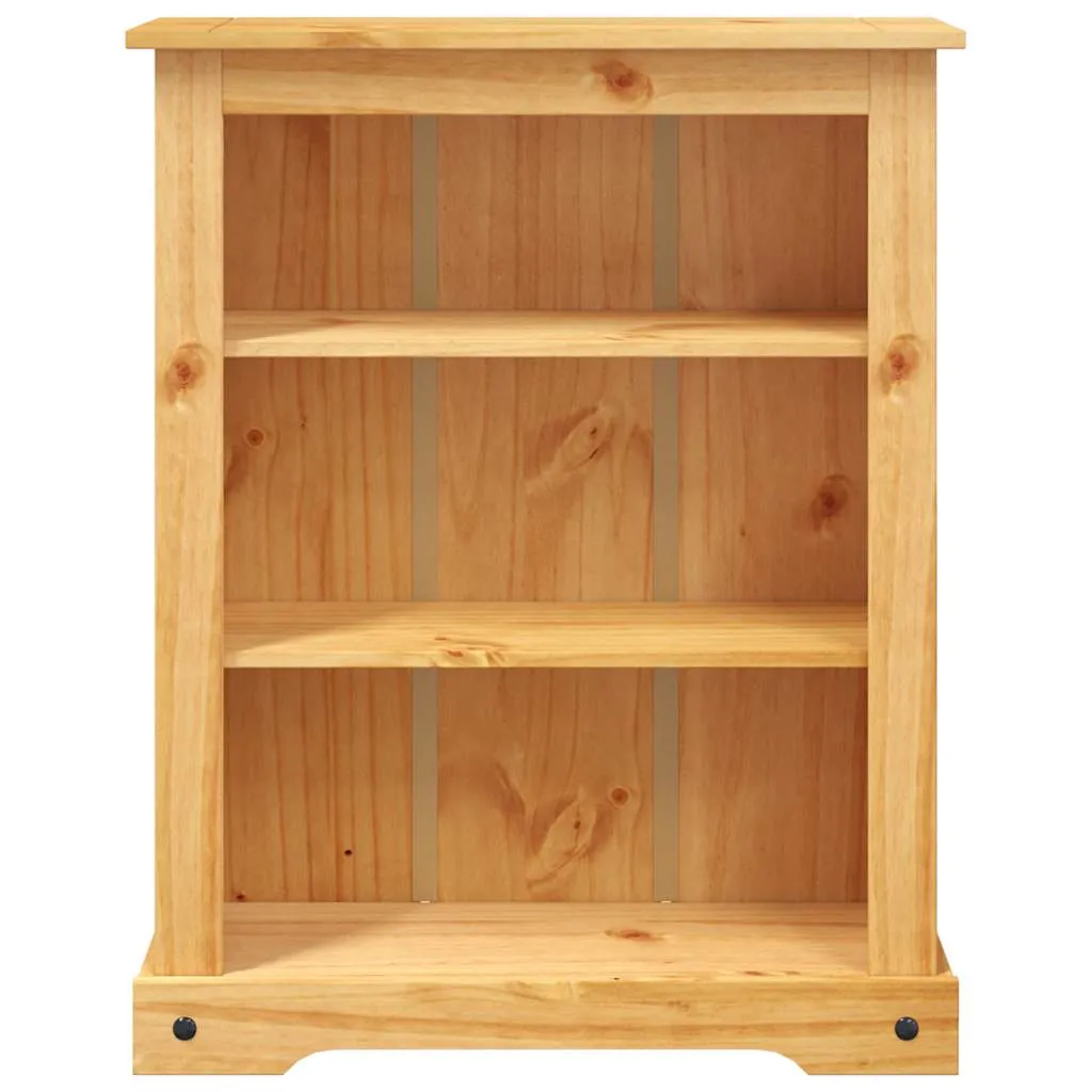 vidaXL Bibliothèque 3 niveaux Gamme Corona Pin mexicain 80x29x100 cm 