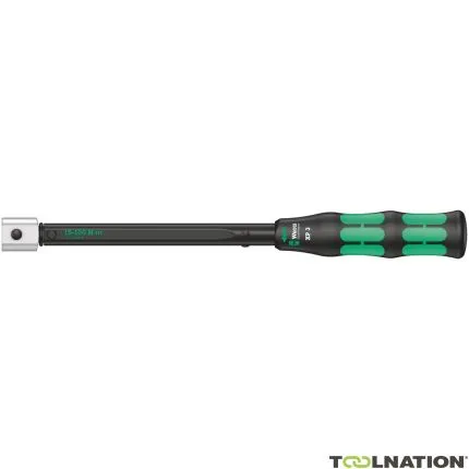 Wera 05075672010 Clé dynamométrique Click-Torque XP 3 avec réglages standard pour outils à plaquettes, 9x12 x 15.0 N m x 15-100 